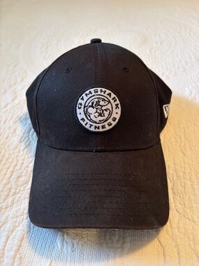 Gymshark Black Baseball Cap with White Patch Logo